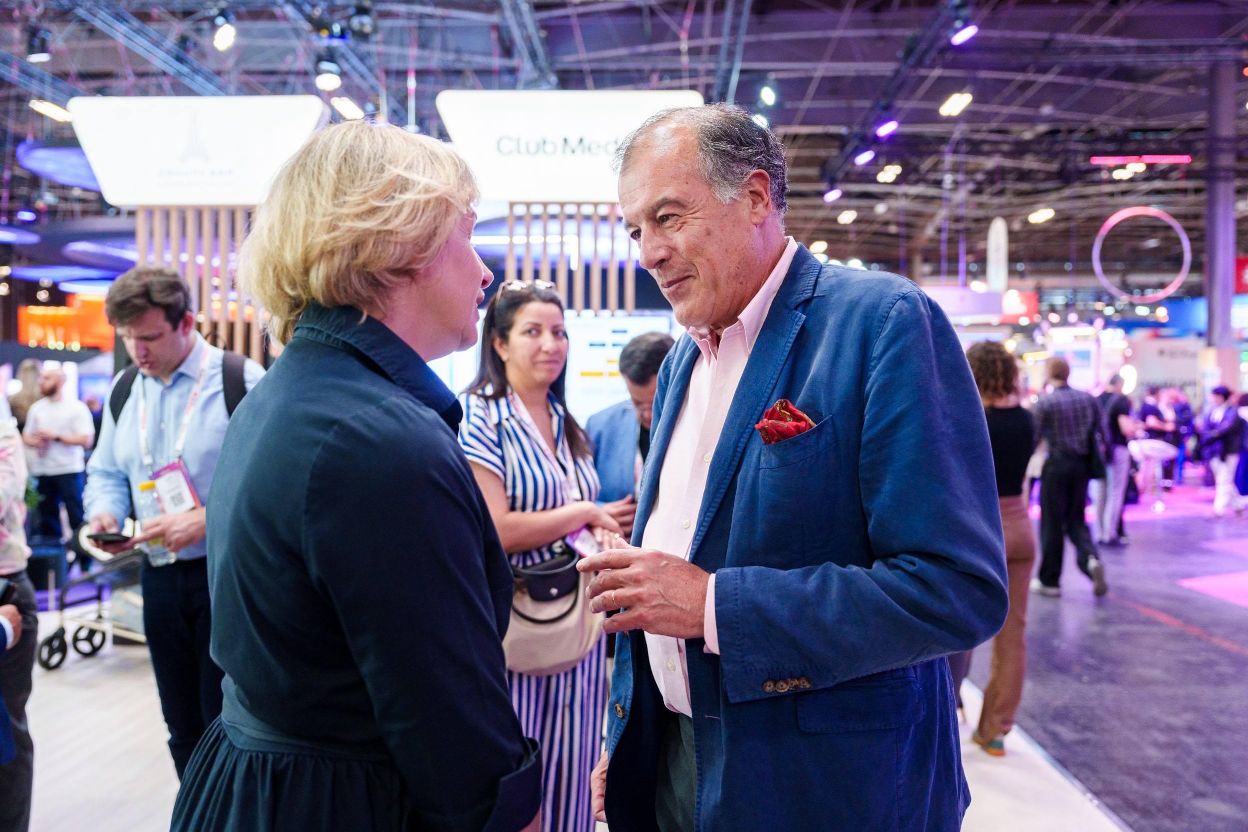 Nathalie Delattre, Ministre déléguée chargée du tourisme et Henri Giscard d'Estaing, Président du Club Med ©Antoine Marceau